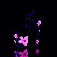 Cargar imagen en el visor de la galería, Tacones Pleaser XTREME-809HB Negro Charol Neon
