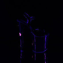 Cargar imagen en el visor de la galería, Tacones Pleaser XTREME-809HB Negro Charol Neon
