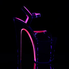 Cargar imagen en el visor de la galería, Tacones Pleaser XTREME-809TT Negro Charol Neon
