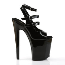 Cargar imagen en el visor de la galería, Tacones Pleaser XTREME-873 Negro Charol
