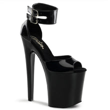 Cargar imagen en el visor de la galería, Tacones Pleaser XTREME-875 Negro Charol
