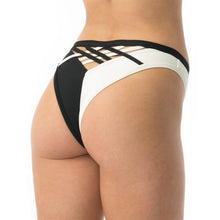 Cargar imagen en el visor de la galería, Shorts Poledancerka BLANCO NEGRO / DOBLE CARA - VIVE POLE
