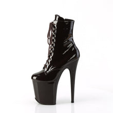 Carregar imagem no visualizador da galeria, Botas de pole dance PLEASER FLAMINGO 1020 - PATENT COFFEE 
