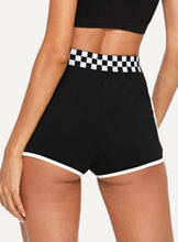 Cargar imagen en el visor de la galería, Short Pole Dance NEGRO BLANCO - VIVE POLE
