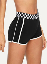 Cargar imagen en el visor de la galería, Short Pole Dance NEGRO BLANCO - VIVE POLE
