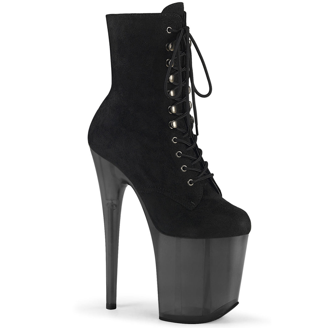 PLEASER FLAMINGO 1020FST Pole Dance Boots - MATTE BLACK